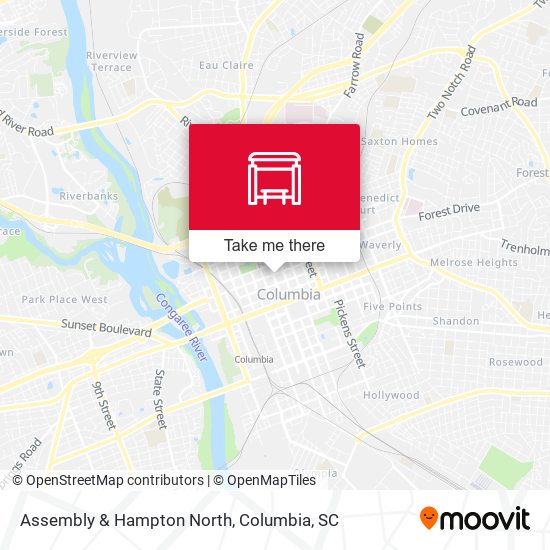 Assembly & Hampton North map