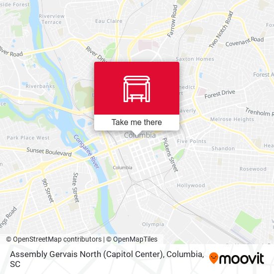 Assembly Gervais North (Capitol Center) map