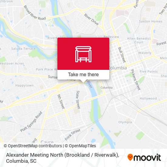 Alexander Meeting North (Brookland / Riverwalk) map