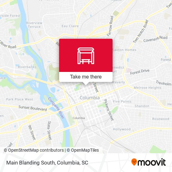 Main Blanding South map