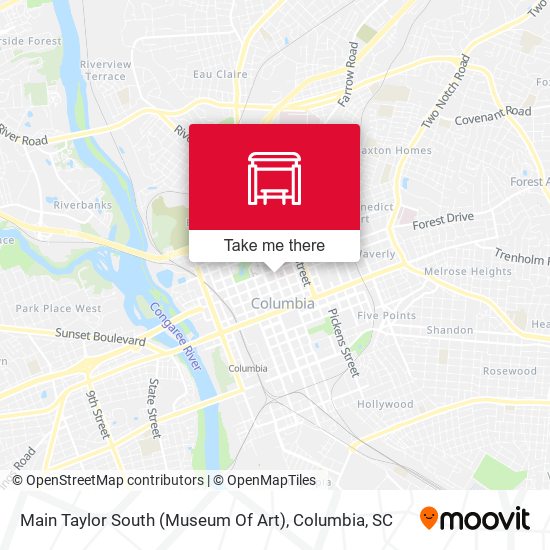 Mapa de Main Taylor South (Museum Of Art)