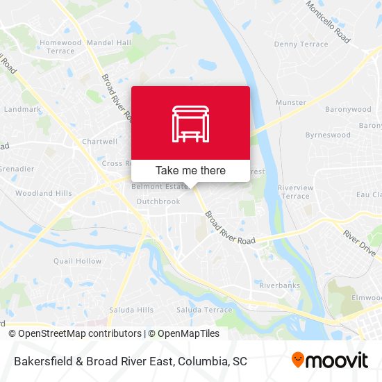 Mapa de Bakersfield & Broad River East