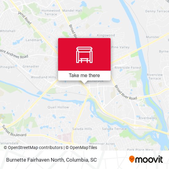 Mapa de Burnette Fairhaven North