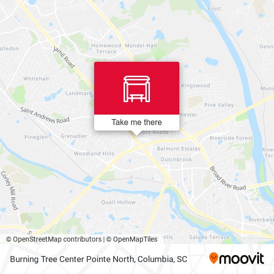Burning Tree Center Pointe North map