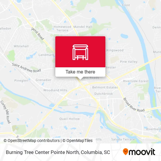 Burning Tree Center Pointe North map