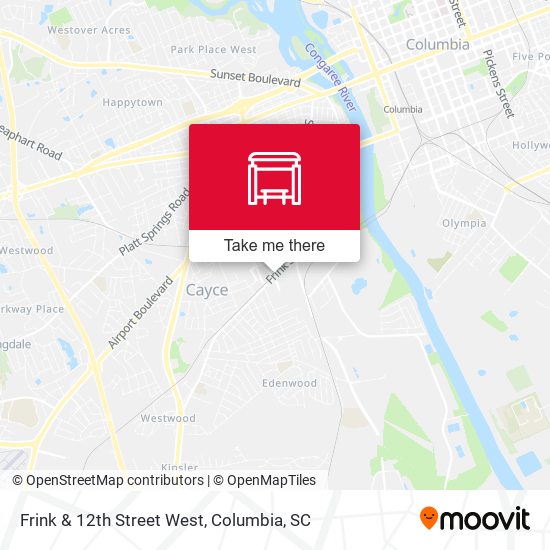 Frink & 12th Street West map