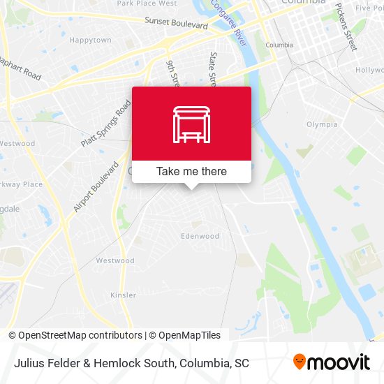 Mapa de Julius Felder & Hemlock South