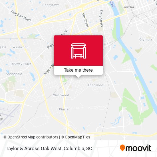 Taylor & Across Oak West map