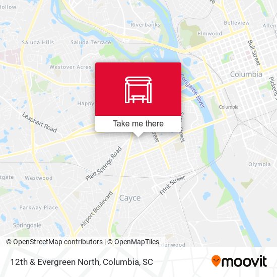 Mapa de 12th & Evergreen North