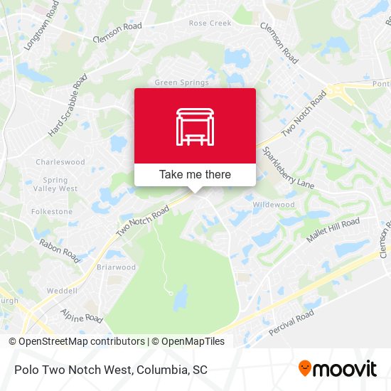 Mapa de Polo Two Notch West