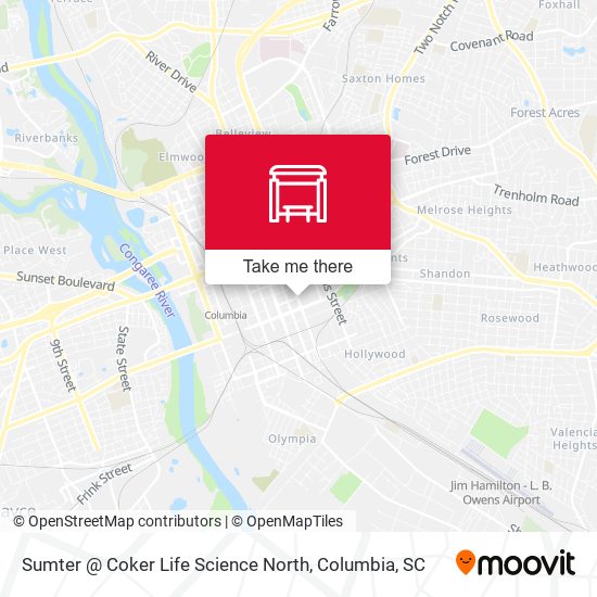 Sumter @ Coker Life Science North map