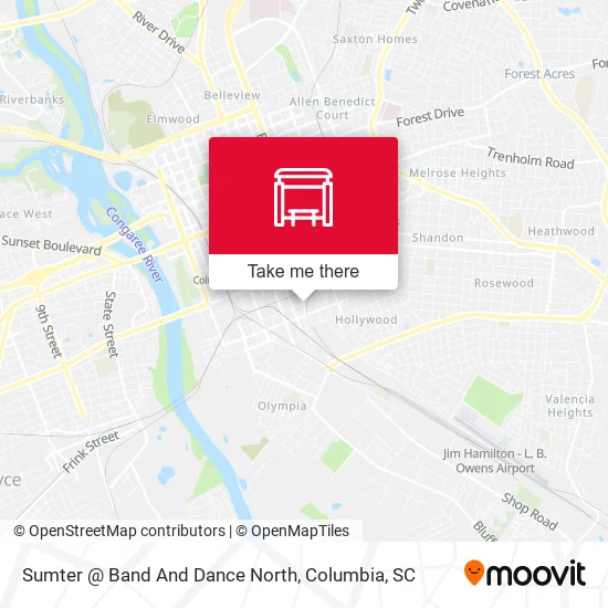 Mapa de Sumter @ Band And Dance North