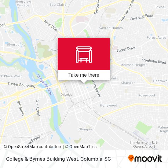 College & Byrnes Building West map