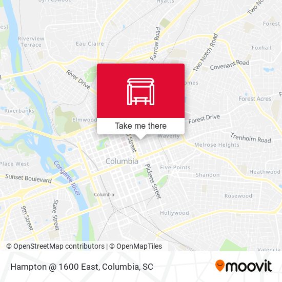 Hampton @ 1600 East map