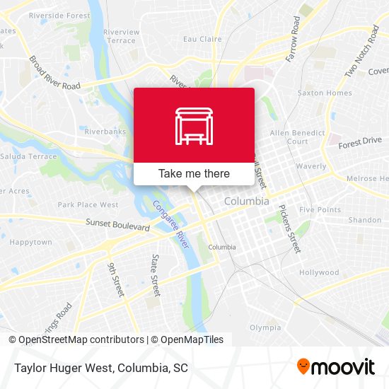 Mapa de Taylor Huger West