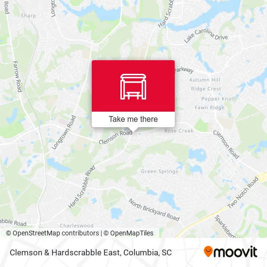 Mapa de Clemson & Hardscrabble East