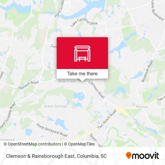 Mapa de Clemson & Rainsborough East