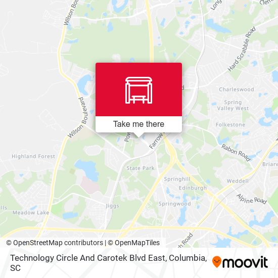 Technology Circle And Carotek Blvd East map