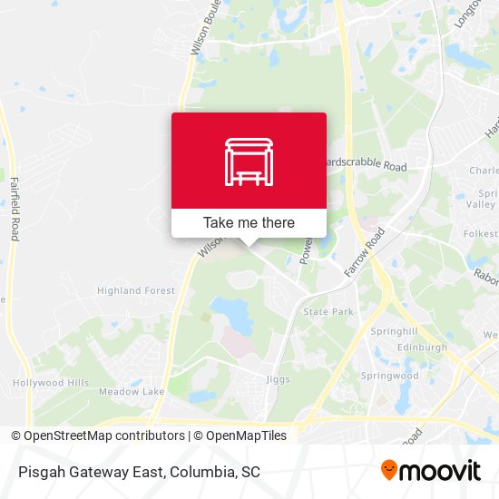 Mapa de Pisgah Gateway East