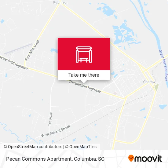 Mapa de Pecan Commons Apartment