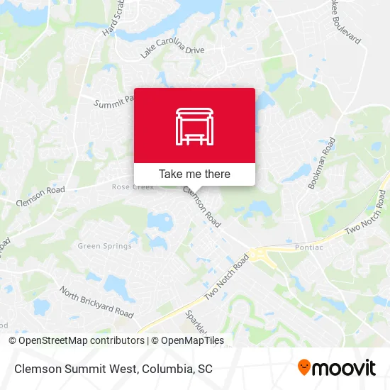 Mapa de Clemson Summit West