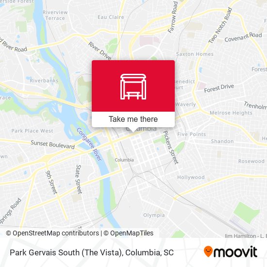 Park Gervais South (The Vista) map