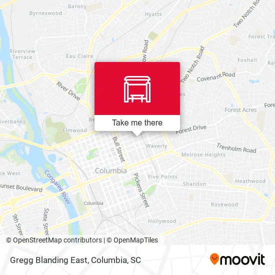 Mapa de Gregg Blanding East