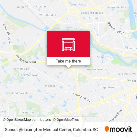 Mapa de Sunset @ Lexington Medical Center