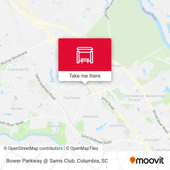 Bower Parkway @ Sams Club map