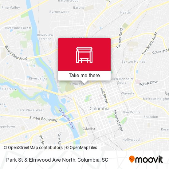 Park St & Elmwood Ave North map