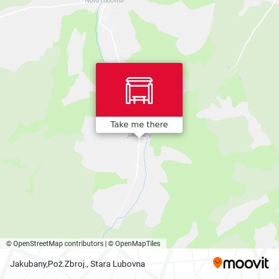 Jakubany,Pož.Zbroj. map