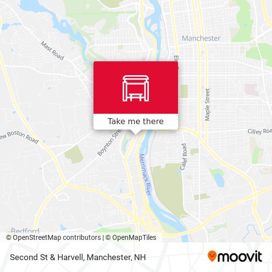 Mapa de Second St & Harvell