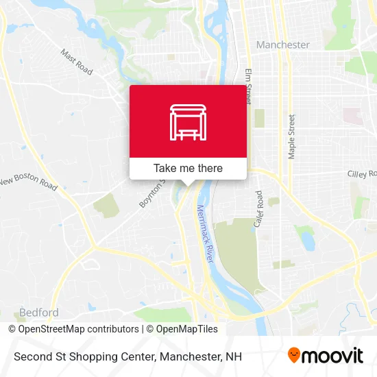Mapa de Second St Shopping Center