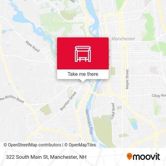 322 South Main St map