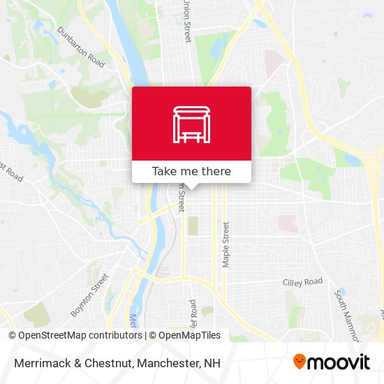 Merrimack & Chestnut map