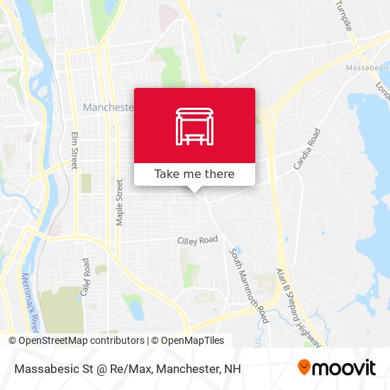 Massabesic St @ Re/Max map