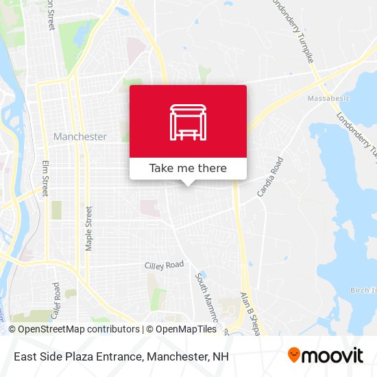 East Side Plaza Entrance map
