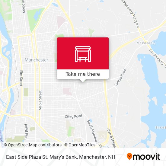 Mapa de East Side Plaza St. Mary's Bank