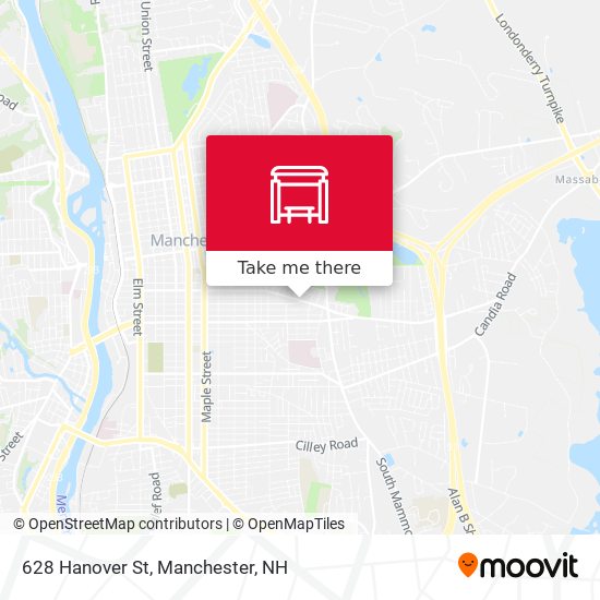 Mapa de 628 Hanover St