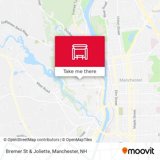 Bremer St & Joliette map