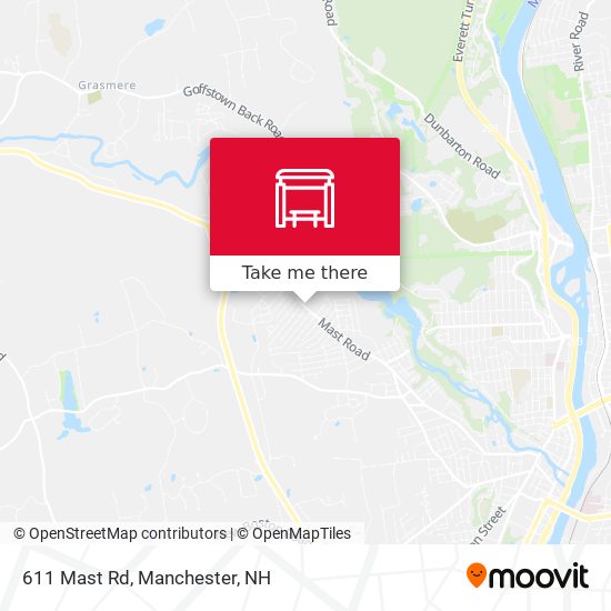 Mapa de 611 Mast Rd