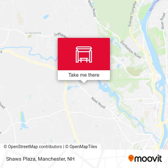 Shaws Plaza map