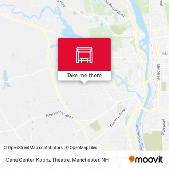 Dana Center-Koonz Theatre map
