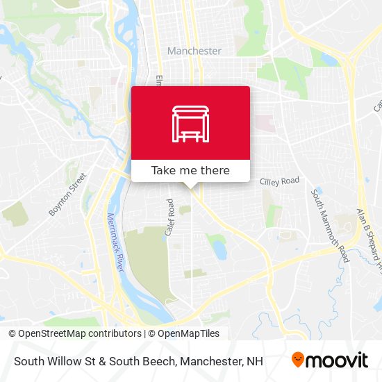 Mapa de South Willow St & South Beech
