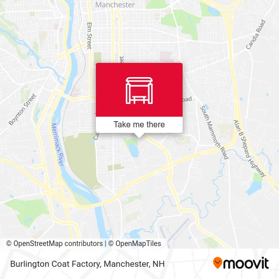 Burlington Coat Factory map