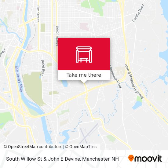 Mapa de South Willow St & John E Devine