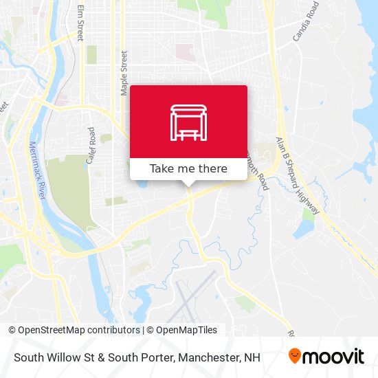Mapa de South Willow St & South Porter