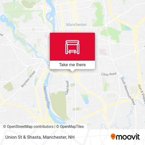 Union St & Shasta map