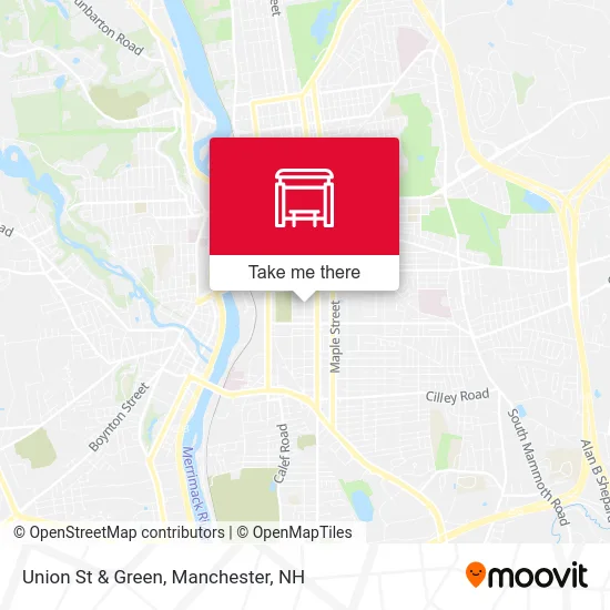 Union St & Green map