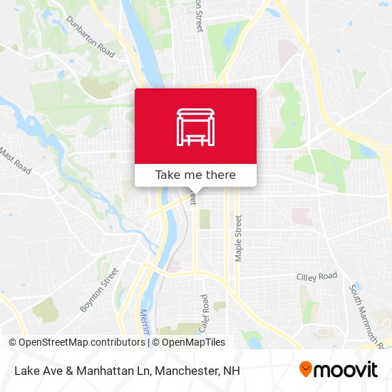 Lake Ave & Manhattan Ln map